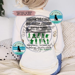 LICENSED Tyler Jennings Battle Plans - The Ravenhood  - Comfort Colors Long Sleeve