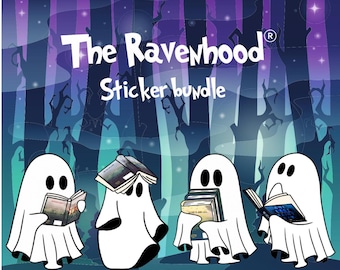 LICENSED 4 Ghosts Reading Sticker Bundle - The Ravenhood Series