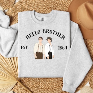TVD Damon and Stefan Hello Brother Sweatshirt
