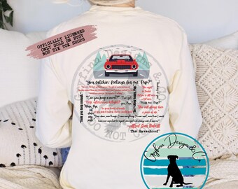 LICENSED Sean Roberts Quotes Collage - The Ravenhood  - Comfort Colors Long Sleeve