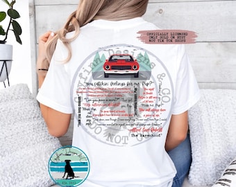 LICENSED Sean Roberts Quotes Collage - V-neck Tee