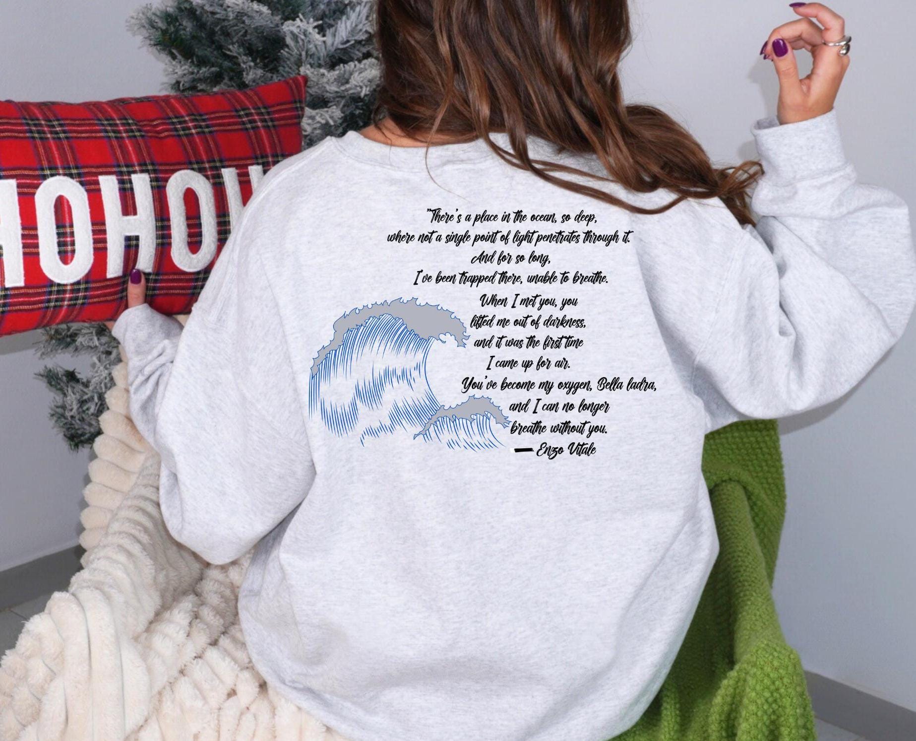 Officially Licensed Does it hurt? Enzo Vitale Quote Crewneck Sweatshirt