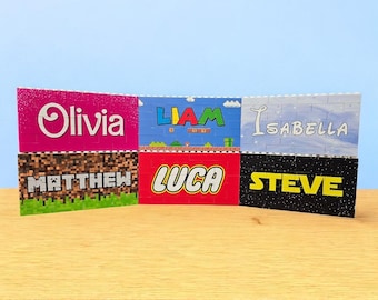 YOUR NAME on LEGO Building Block - Personalised Lego Brick custom printed with any name