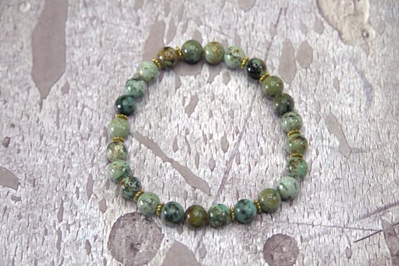 African Turquoise Gemstone Bracelet – Healing Energy, Balance, and Transformation