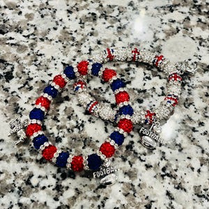 Buffalo Bills Rhinestone Bracelet