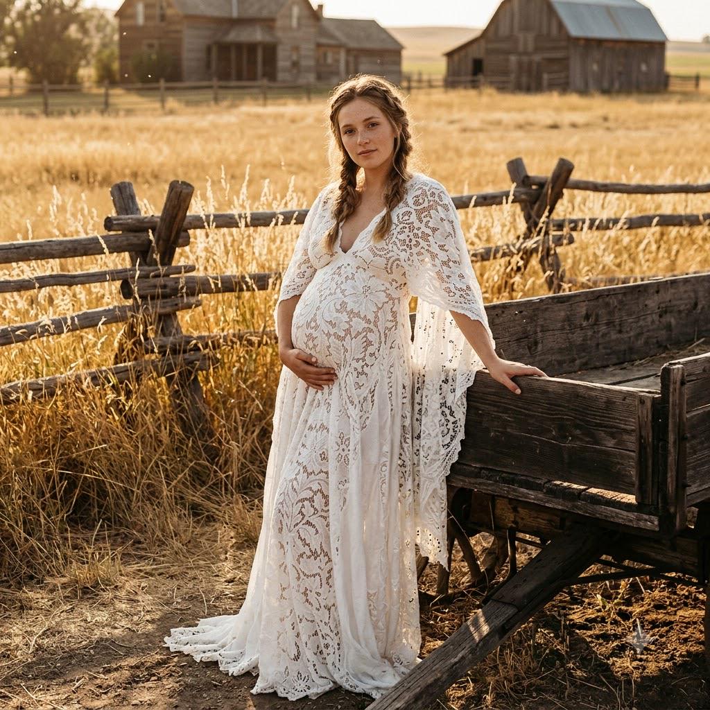 flowy dress for family photos Maxi Photoshoot fashion style