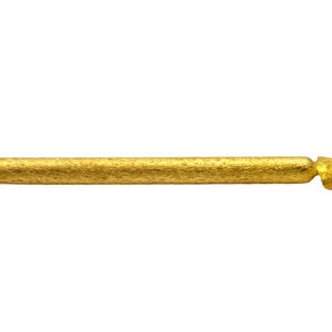 Bras pour stylo à bille vintage avec forme de main dorée image 1