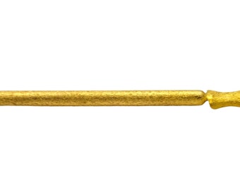 Bras pour stylo à bille vintage avec forme de main dorée