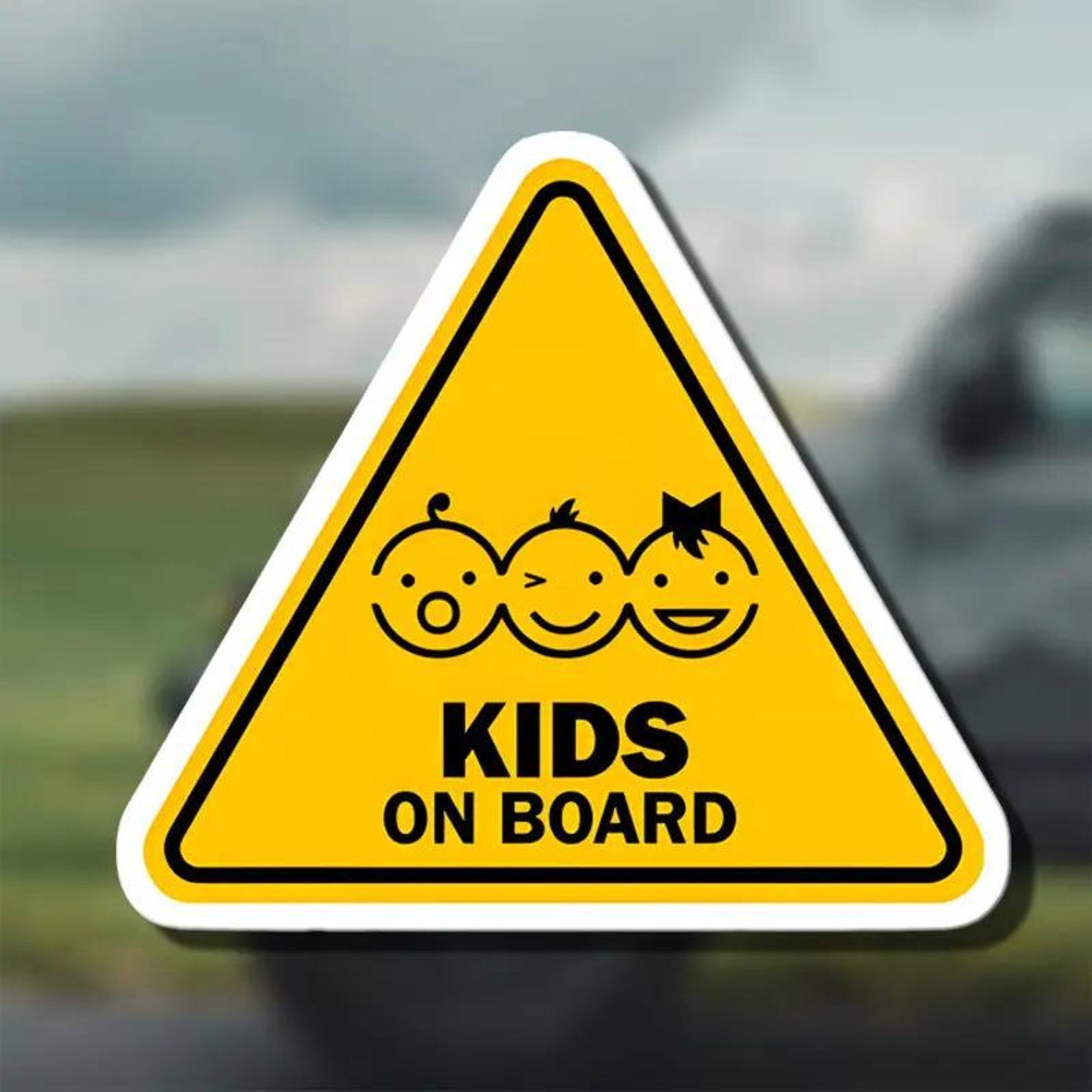 Kids on Board Sticker - Kids on Board Decal - Trendy Auto Exterior ...