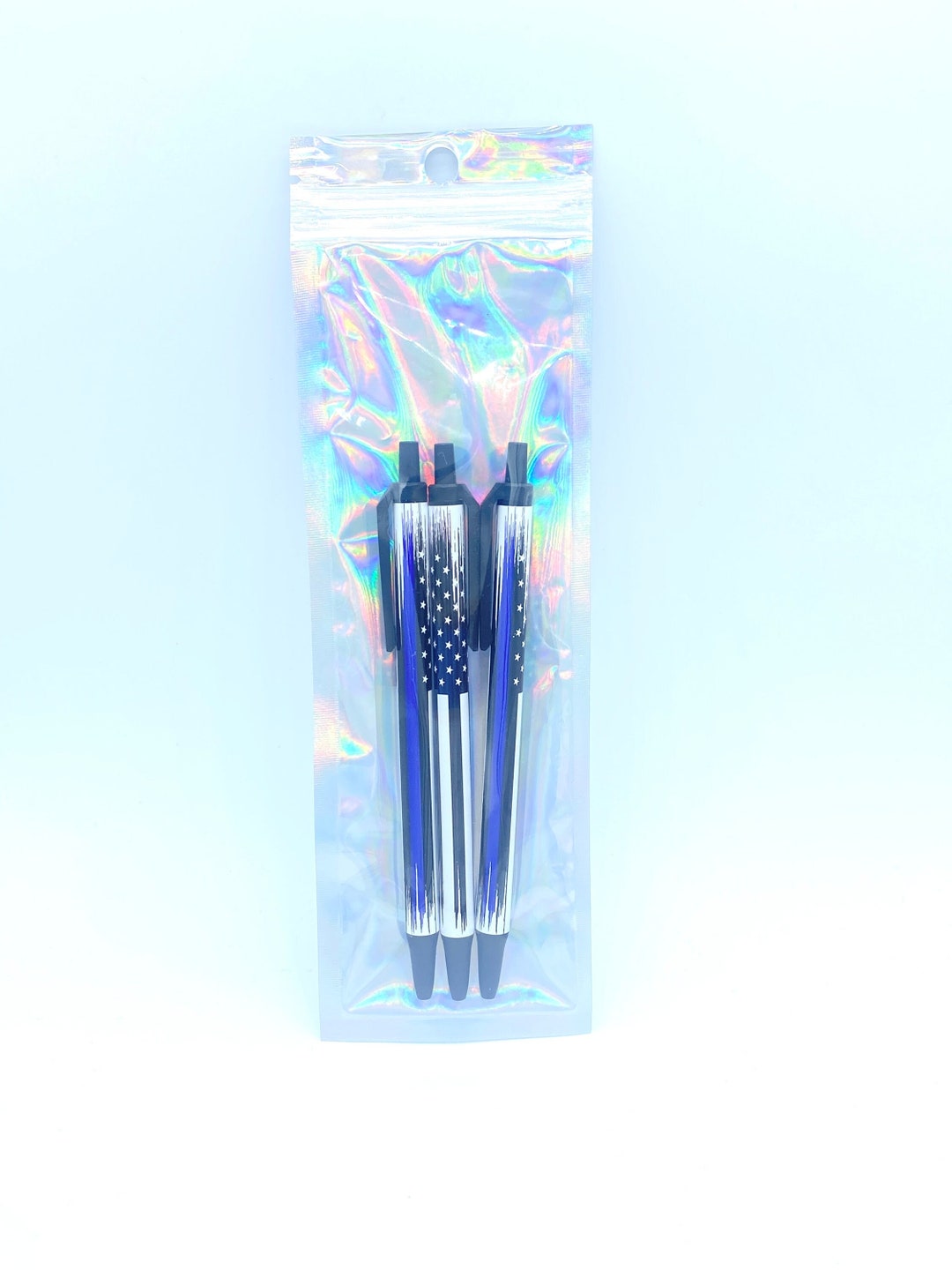 Blue Line Flag Pen Police Blue Line Think Blue Line Pen Etsy back-the-blue-thin-blue-line-american-flag-police-support-18877414