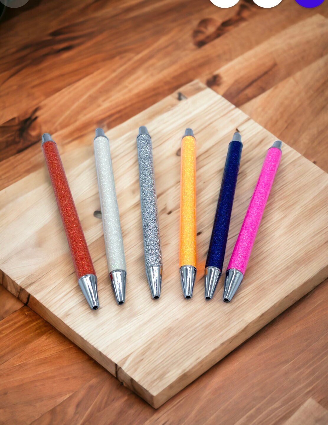 Glitter Pen, Floating Glitter Pen, Stationary, Planner Pen