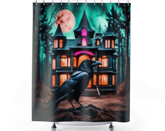Raven Witch House Shower Curtains