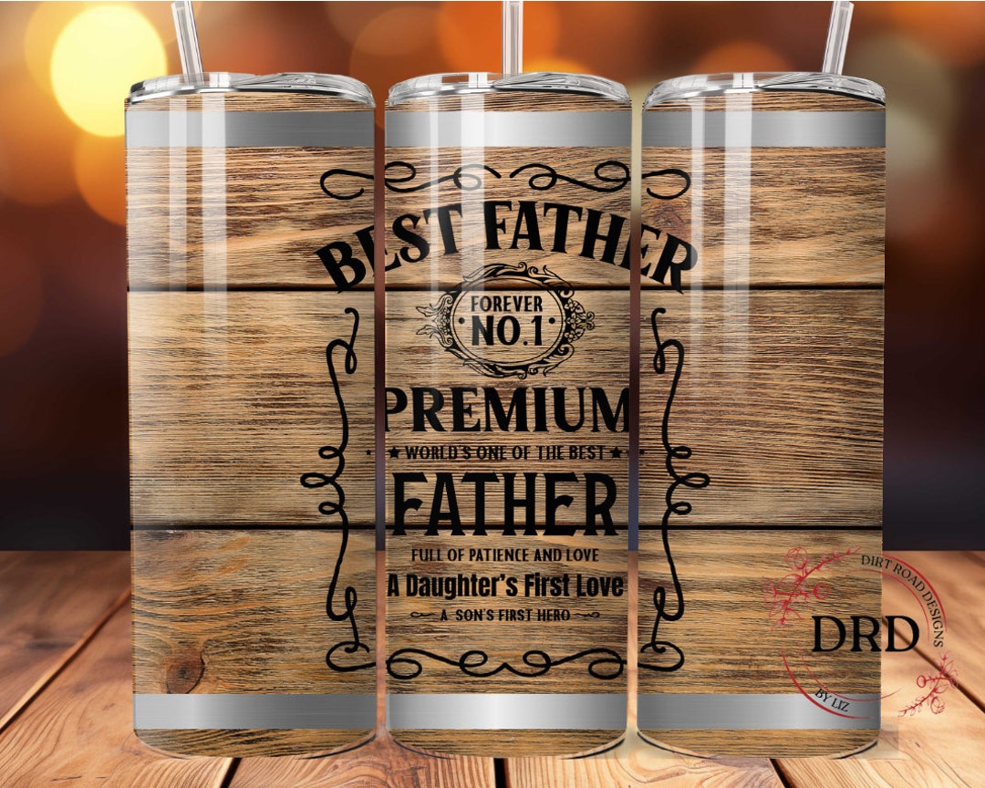 Best Dad Tumbler Png 20oz Skinny Sublimation Design, Funny Fathers Day ...