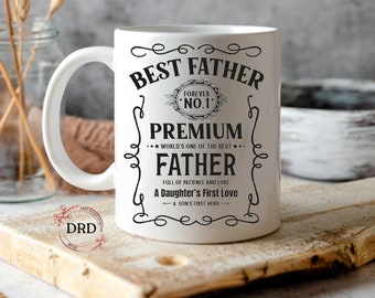 Fathers Day Mug Wrap, Best Father Mug Wrap Sublimation Design, Dad Mug Wrap Png, Funny Dad Mug Wrap, 11oz Mug Design Png, Dad Day Gift Png