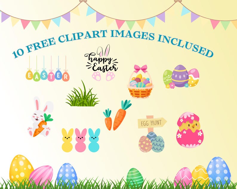 Easter Alpha Doodle Sublimation Bundle, Alphabet Png Bundle, Doodle Set ...