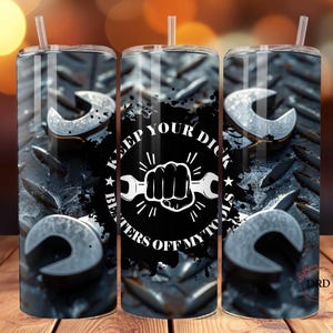Mechanic Tumbler Wrap 20oz Skinny Sublimation Design, Manly Tumbler Png, Mechanic Tools Tumbler, Sweary Tumbler Png, Digital Download