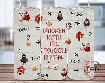 Grappige kip 20oz magere beker sublimatieontwerp, digitale download, kip Tumbler wrap, grappige kip Tumbler wrap, grappige beker png