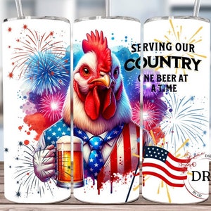Funny Chicken Tumbler Png 20oz Tumbler Sublimation Design, Digital Download, Chicken Tumbler Wrap, Funny Chicken Design, Beer Tumbler Wrap
