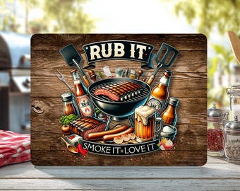 BBQ-snijplank sublimatieontwerp, grappige Vaderdag snijplank, Vaderdag snijplank, BBQ-cadeau voor hem, digitale download, png