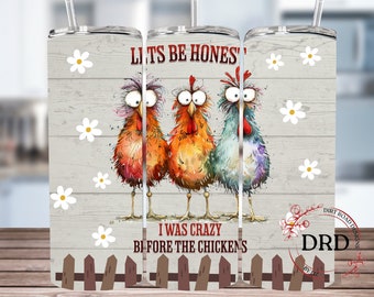 Grappige kip 20oz magere beker sublimatieontwerp, digitale download, grappige kip Tumbler wrap, grappig ontwerp kip, kip graphics