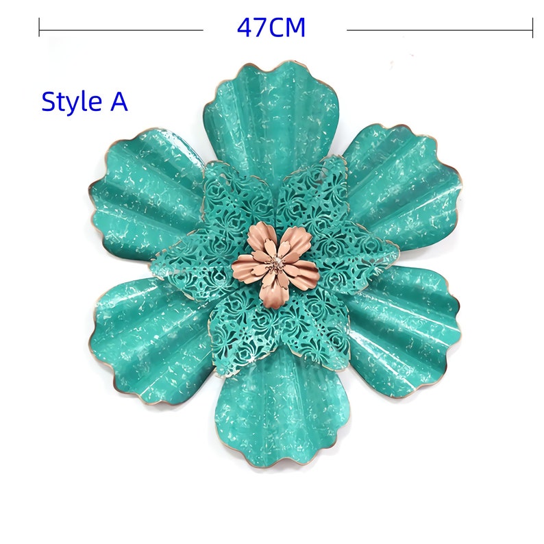 Metal Wall Decor Metal Flowers Wall Art Wall Hangings Etsy
