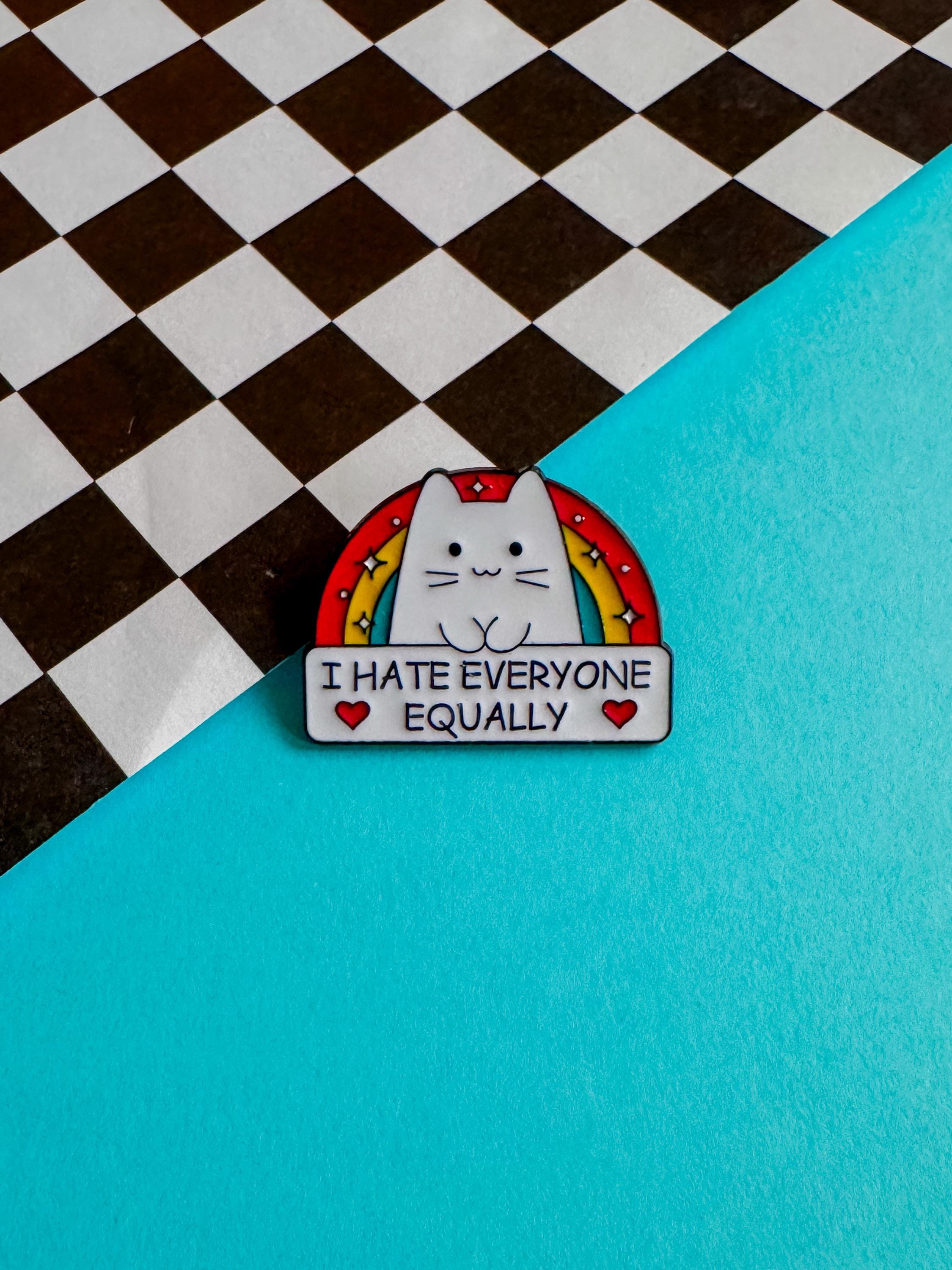 Cat Pin | Cute Pin | Enamel Pin | Lapel Pin | Backpack Pin | Unique Pin ...