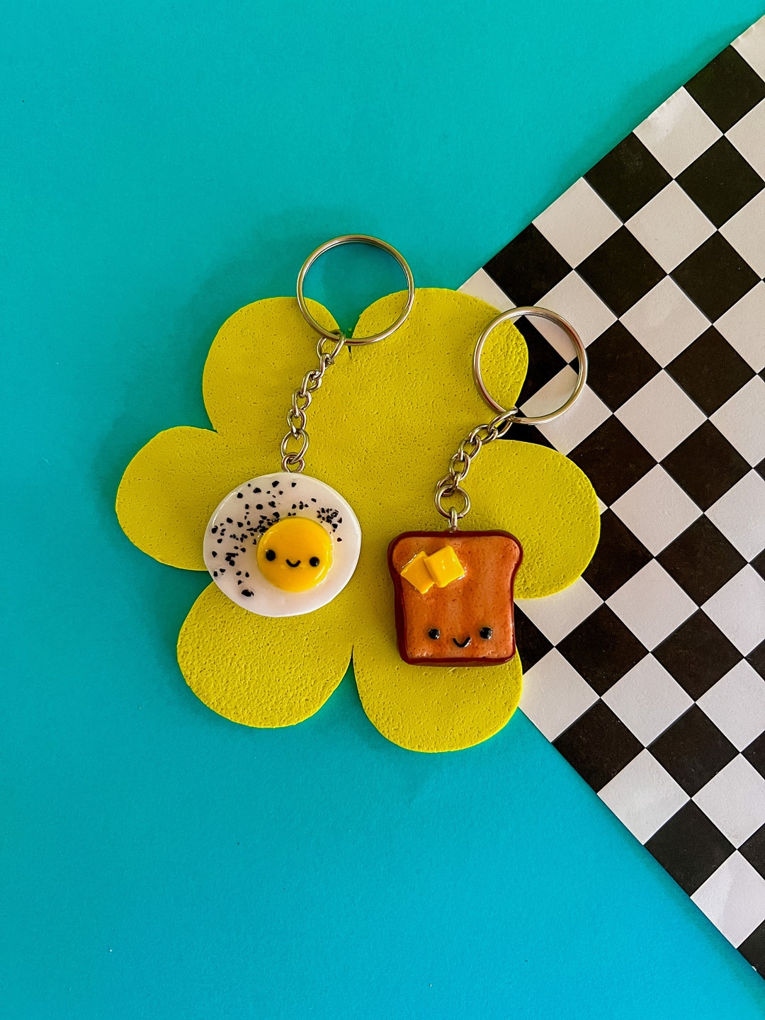 Brunch Besties Avocado Toast Keychain BFF Keychain Etsy
