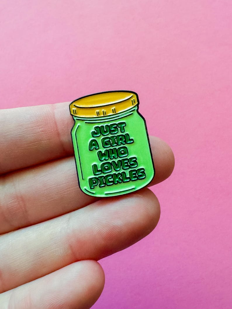 Pickle Pin | Cute Pin | Enamel Pin | Lapel Pin | Backpack Pin | Unique ...
