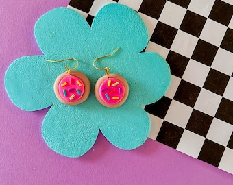 Frosted Sugar Cookie Earrings | Cookie Earrings | Foodie Gift | Cute Earrings | Kawaii Earrings | Cute Food | Food Earrings | Cookie Jewelry