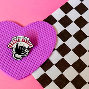 Razzle Dazzle Cat Pin | Cat Pin | Enamel Pin | Lapel Pin | Backpack Pin | Cat Accessories | Unique Pin | Hat Pin | Funny Pin | Cute Gift