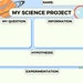 Children's Science Project Worksheet, Science Experiment Template ...