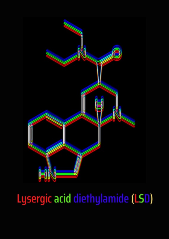 Diéthylamide Dacide Lysergique Molécule De Lsd Cest Une Drogue Hallucinogène Gm1170160249 323713669