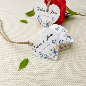 Personalisiertes Wildblumensamenpapier, Hochzeitsbevorzugung für Gast, kundenspezifisches Hochzeitsgeschenk, Großhandelsduschenbevorzugung, danke biologisch abbaubare Karte