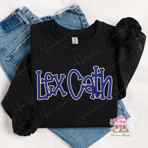 CUSTOM LISTING Puff Embroidered Sweatshirt // Personalized // Puffy Foam Embroidery // Mascot // Spirit Wear