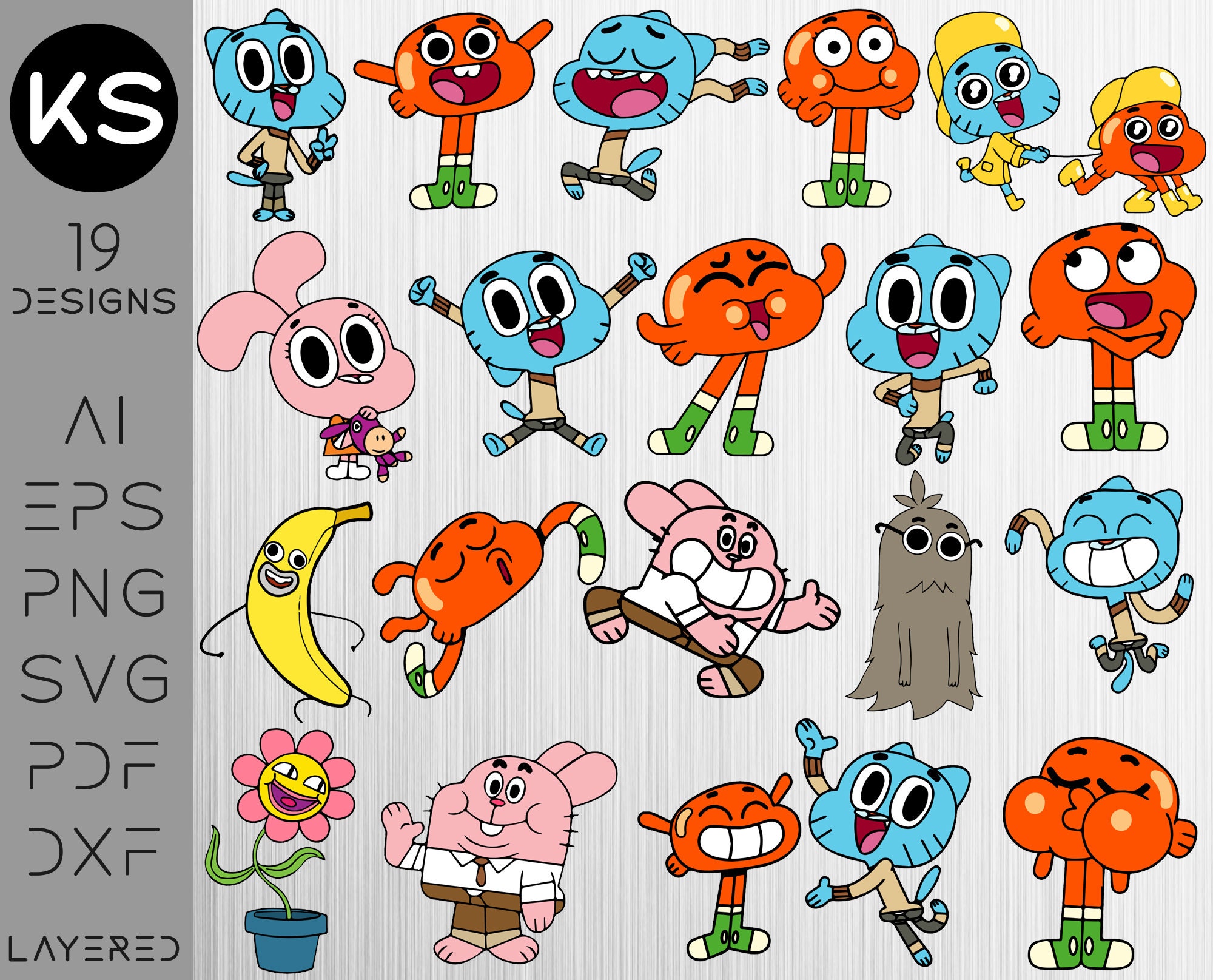 World of Gumball Svg