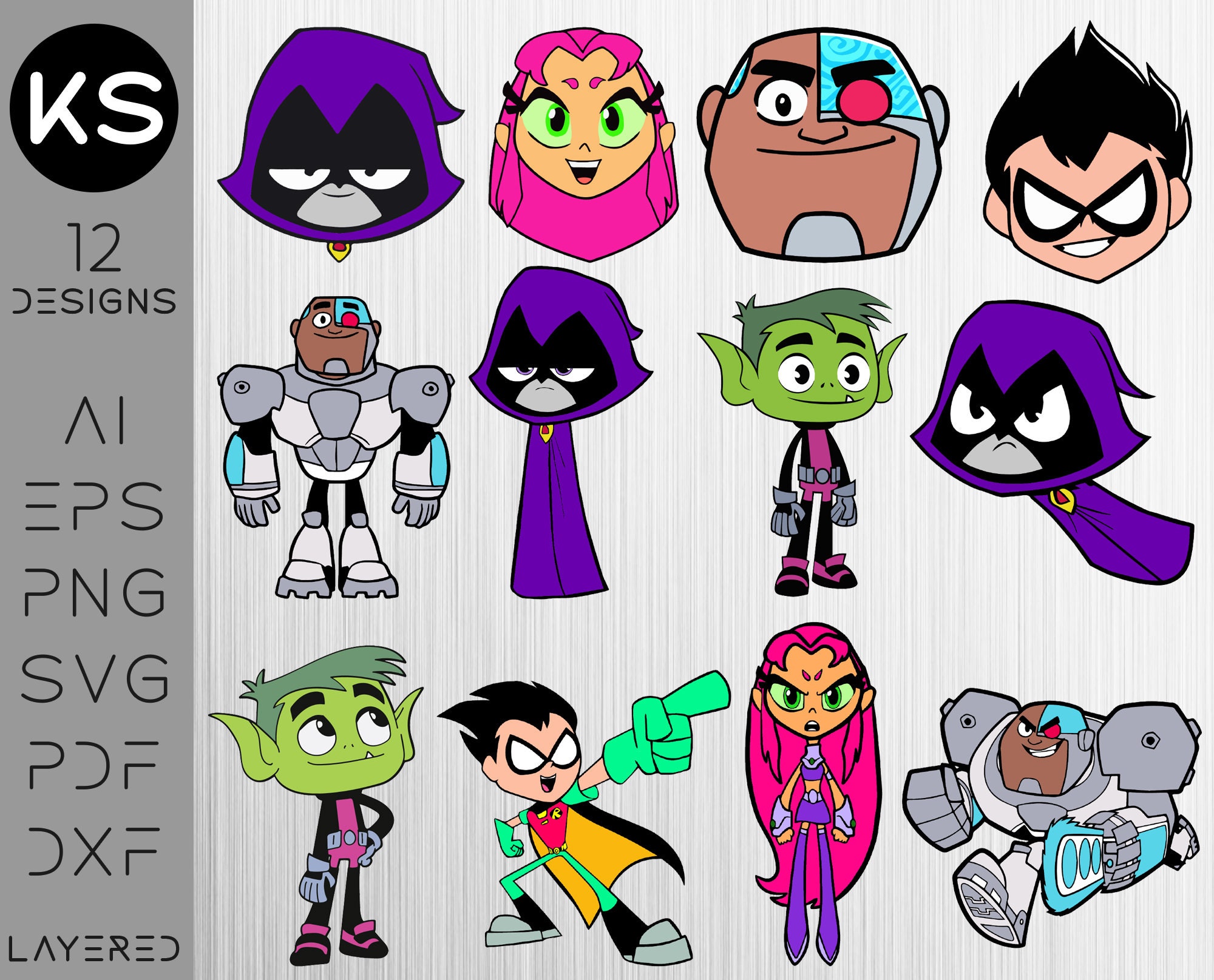 raven teen titans original Low-poly 3D Model