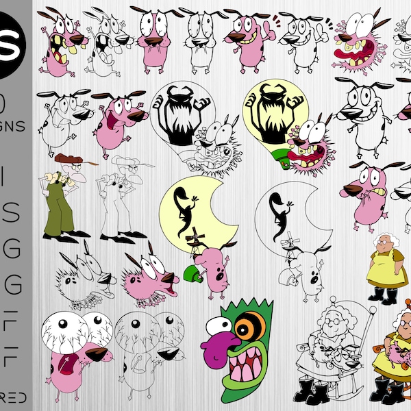 Digital prints - Svg - AI - Esp - Png - Pdf - Dxf - Layered vector - cricut - Instant Download - Cartoon - Comic - Quality product!