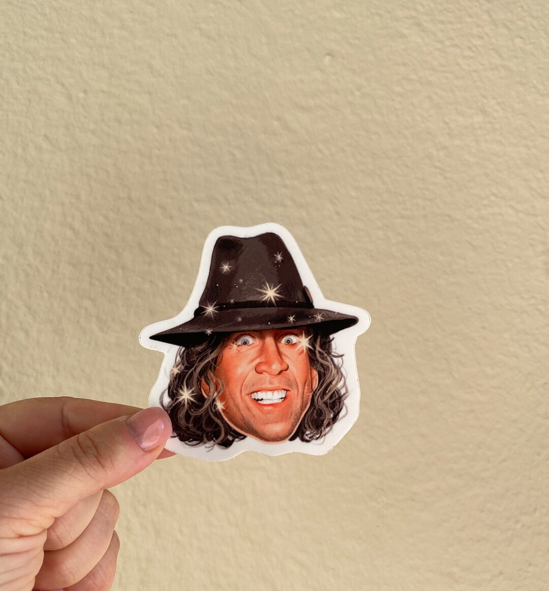 Magic Nicolas Cage Picolas Cage Funny Stickerfunny Laptop Etsy