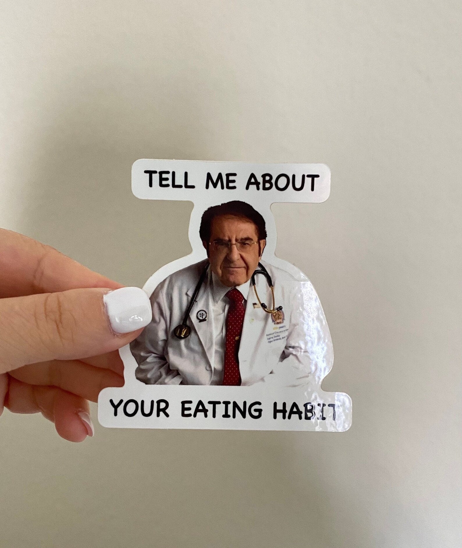 Dr Nowzaradan Tell Me About Your Eating Habit Greeting Card for