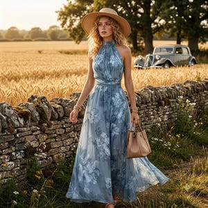 dusty blue sun dress adults dresses with pockets Chanel Embroidered Silk Satin Color:Royal/Turquoise it offers a lightweight