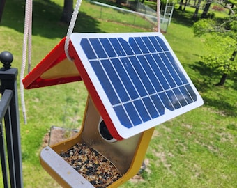 ROOF ONLY Bird Buddy Compatible Solar Charger RED Roof