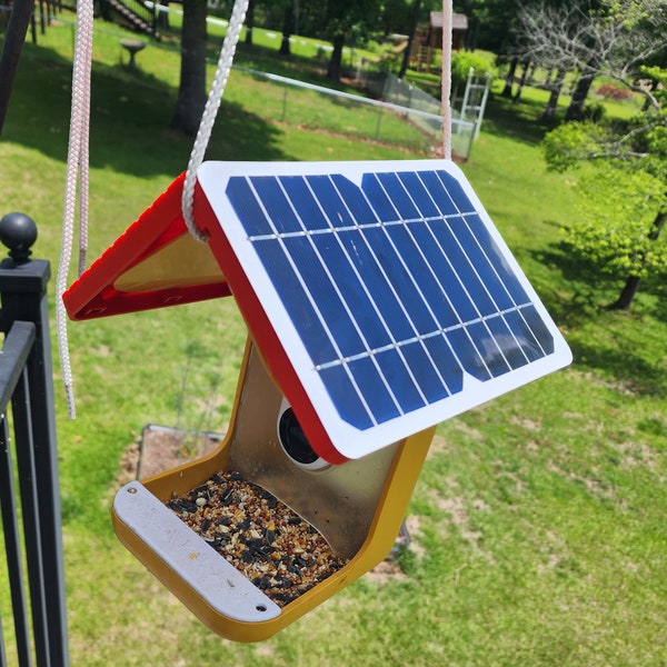 ROOF ONLY Bird Buddy Compatible Solar Charger RED Roof