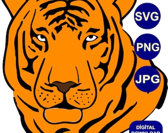 Fotos de tigre -SVG, JPG, PNG- para artes murales, camiseta, taza, póster, diseños de siluetas, transferencia de calor, calcomanías recortadas y cualquier diseño gráfico.