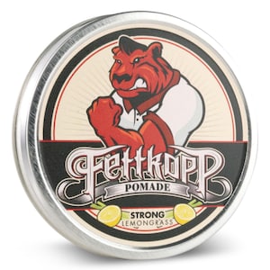 FETTKOPP POMADE Strong CLASSIC - Lemongrass - firm hold