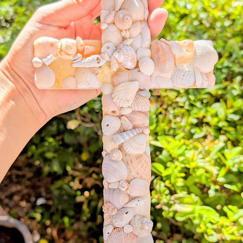 Seashell Cross - Etsy
