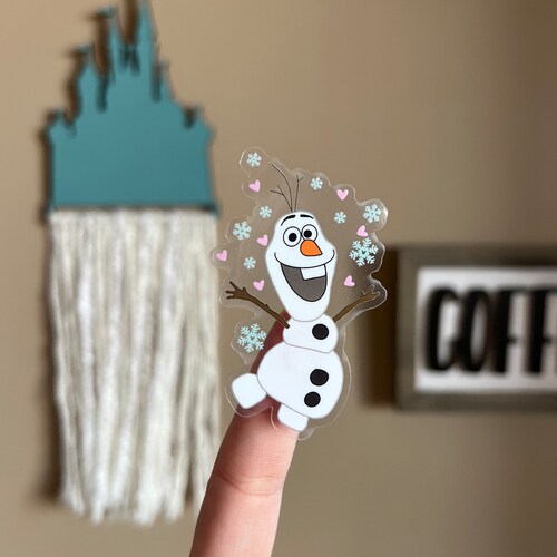 Frustrerend klem Nieuwheid Olaf Clear Sticker Frozen Sticker Olaf Sticker Frozen - Etsy