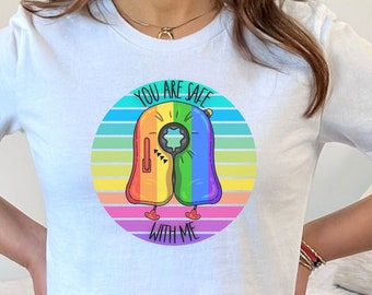 Pride Shirt, LGBT Shirt, LGBTQ Ally Shirt, Pride Flag Shirt, Biseksueel Shirt, Lesbisch T-shirt, Regenboogvlag Shirt, Queer Shirt, Gay Pride