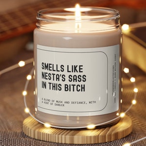 Ein Gericht der Dornen und Rosen Kerze Geschenk ACOTAR Fantasy Collection Night Court Theme Candle High Fae Fantasy Geschenk Sarah J. Maas Bookis