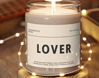 Lover Candle, Boyfriend gift, Relationship Gift, Couple gift, Gifts for Him, Gifts for Her, Anniversary Gift, Valentine gift, Gifts for Wife