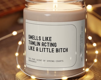 Tamlin y Feyre Romance Candle ACOTAR Inspirado Colección de Fantasía High Fae Fantasy Gift Sarah J. Maas Serie ACOTAR Bookish Merchandise